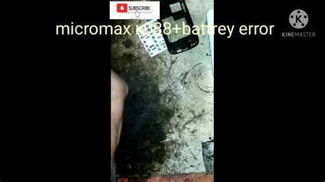 micromax x088+ battery error solution 1000% ok - YouTube