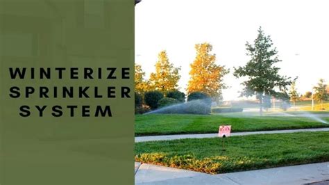 How To Winterize Rain Bird Sprinkler System: A Step-by-Step Guide For ...