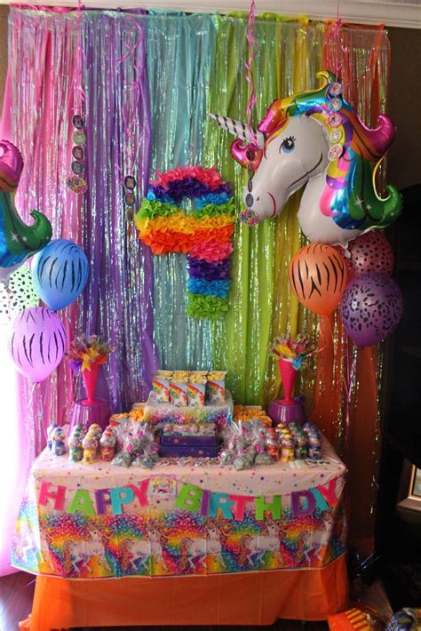 Pin by Amanda Castillo on Addison's 9th Lisa Frank party | Lisa frank birthday party, Unicorn ...