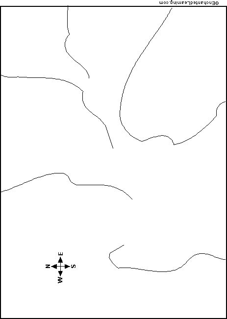 Outline Map Wyoming - EnchantedLearning.com