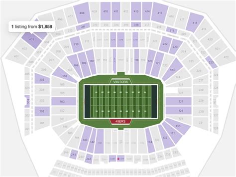 49ers season tickets 2024: Cheapest price, cost, seating map for every ...