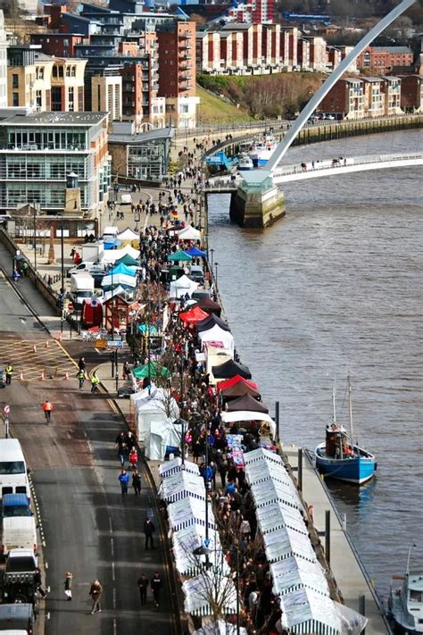 Newcastle's bustling Quayside Sunday market in 1978 - how does the ...