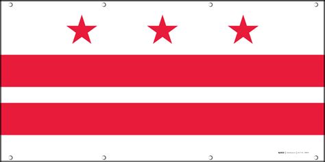 District of Columbia State Flag - Banner