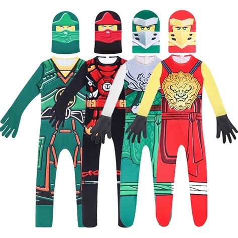 Ninjago Costume Boys Costumes Children Fancy Party Dress Up Carnival ...