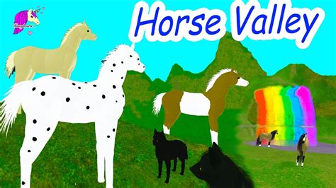 Horse Valley & Foals + Pegasus In New World - Let's Play Online Roblox Horse Games - YouTube