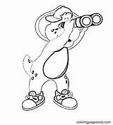 BJ In Barney And Friends Coloring Page  Free Printable Pages sketch template
