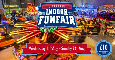 UK's Largest Indoor Funfair Arrives in Liverpool this August!