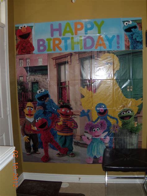 Sesame Street Birthday Party Decorations