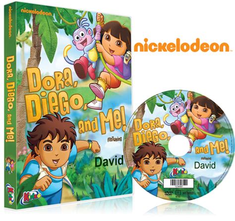 Dora, Diego and Me Personalized Kids DVD - Personalized Story Books Canada