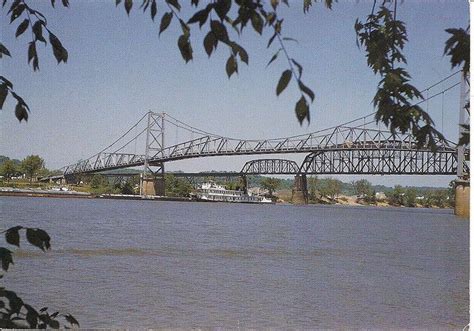 The Silver Bridge, Point Pleasant, WV. The bridge was the site of a tragedy when it collaps ...