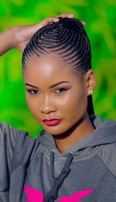 Nattes couchées | African hair braiding styles, African braids hairstyles, Ghana braids hairstyles