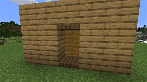 Minecraft hidden door tutorial using paintings