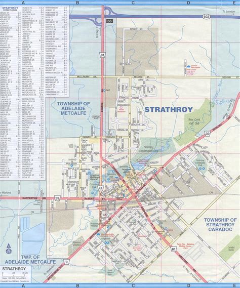 Map of Strathroy