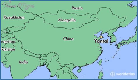 Yantai Map - ToursMaps.com