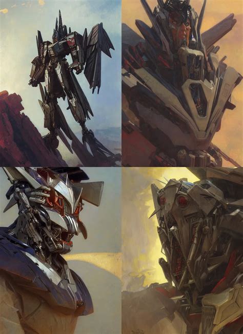 Concept Art Portrait of Transformers Starscream! | Stable Diffusion ...