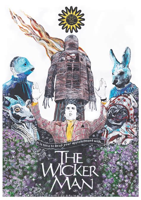 Fan poster of The Wicker Man (1973) I've painted. : r/CultCinema