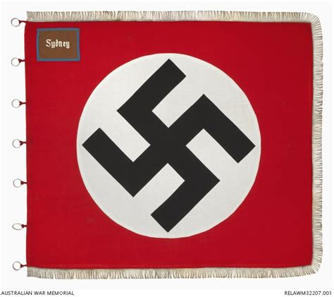 Nazi flag taken from German Consulate in Sydney | Australian War Memorial