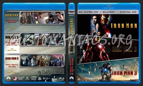 Iron Man Trilogy (4K) blu-ray cover - DVD Covers & Labels by ...