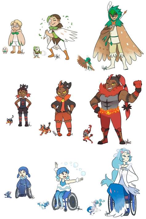 Pokemon: Sun+Moon Starters UPDATED...SPOILER ALERT by https://www.deviantart.com/ky-nim on ...