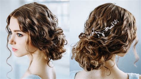 Beautiful Work Prom Curly Hairstyles Tutorial Short In Front And Long Back For Off The Shoulder ...