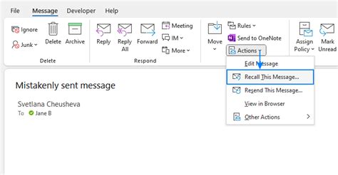 How to recall an email in outlook mac 2022 - dadapex