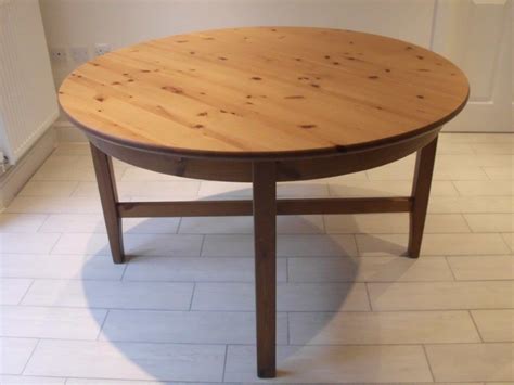 IKEA LEKSVIK ROUND EXTENDING DINING TABLE. SEATS UP TO 6. IN GOOD CONDITION. | in Shrewsbury ...