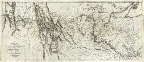 Lewis and Clark - Map of Lewis and Clark's Track, Across the Western Portion of North America ...