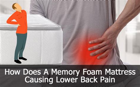 4 Ways A Memory Foam Mattress Causing Lower Back Pain