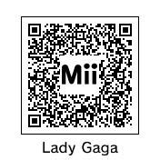 Mii QR Codes: Lady Gaga by MermaidloverTyler on DeviantArt