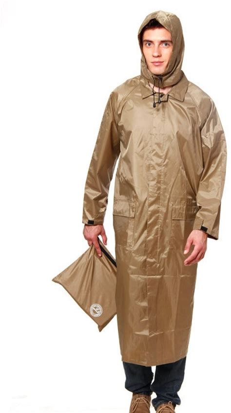 Duckback Solid Men's Raincoat - Buy Khaki Duckback Solid Men's Raincoat ...