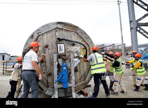 Pabna, Bangladesh - October 04, 2023: The under Construction of Rooppur Nuclear Power Plant at ...