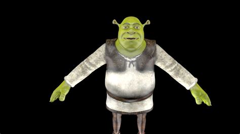 Shrek 3d Model - Riset