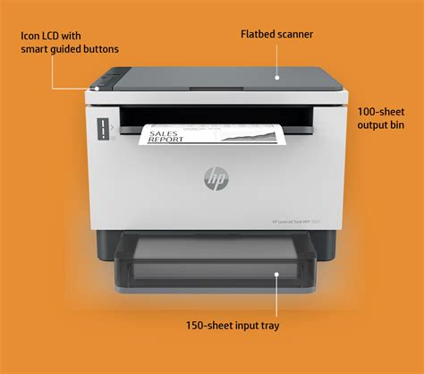 HP LaserJet Tank MFP 1005w Multifunction Printer