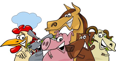 Farm Animals Cartoon PNG Transparent Images Free Download | Vector ...