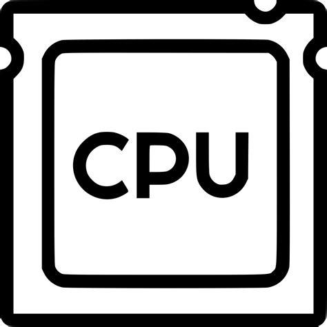 CPU, processor PNG