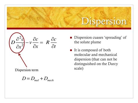 PPT - The Advection Dispersion Equation PowerPoint Presentation, free ...