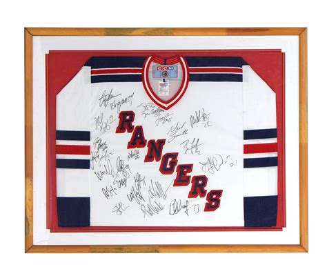 Lot Detail - New York Rangers Signed Hockey Jersey