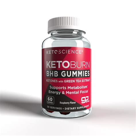 KETO SCIENCE Burn Gummies, Supports Healthy Weight Loss, Enhances Energy & Focus, Ketogenic Fat ...