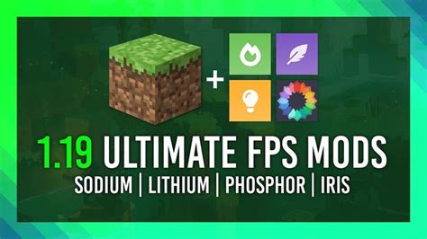 Sodium, Lithium, Phosphor, Iris | MAX performance + Shaders | Minecraft 1.19 in 2022 | Minecraft ...