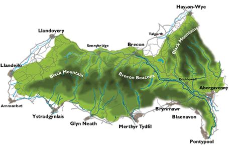 Brecon Beacons National Park Wales UK