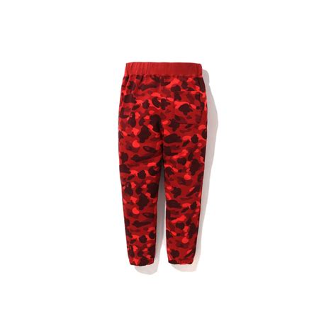 BAPE Color Camo Sweat Pants (FW22) RedBAPE Color Camo Sweat Pants (FW22) Red - OFour