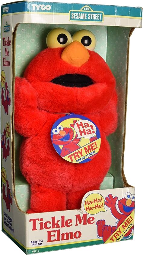 TYCO Sesame Street Vintage 1995 Tickle Me Elmo Plush Doll 16 ...