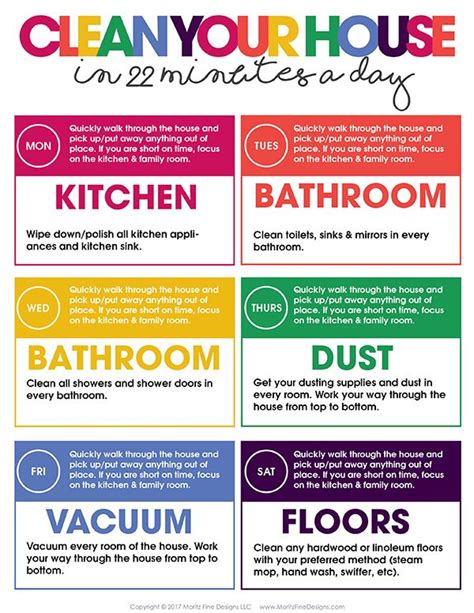 clean your house | cleaning tips & tricks | free printable | quick cleaning ideas | Cleaning ...