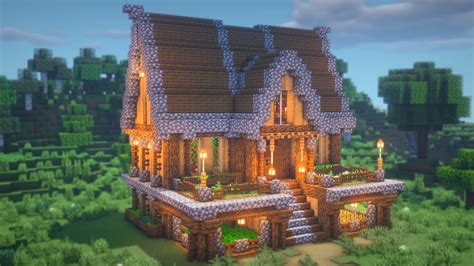 A Large Wooden Mansion the Has everything you would need for survival ...