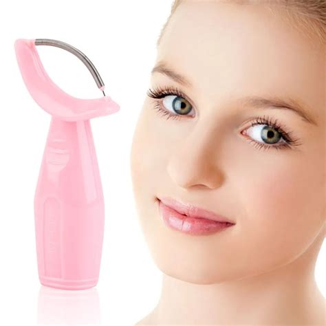 Mini Facial Hair Remover Makeup Cosmetic Epilator Stainless Steel Stick for Removing Hairs on ...