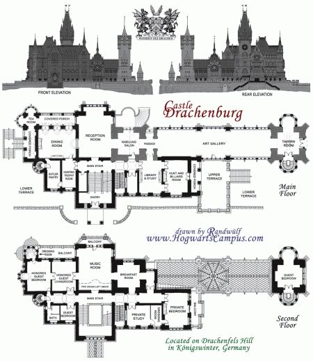 Fantastic Drachenburg Castle Floor Plan Floor Plans For A Castle Pictures - House Floor Plans