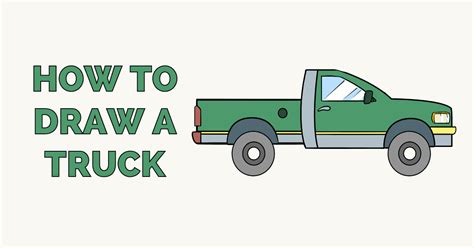 How to Draw a Truck – Really Easy Drawing Tutorial