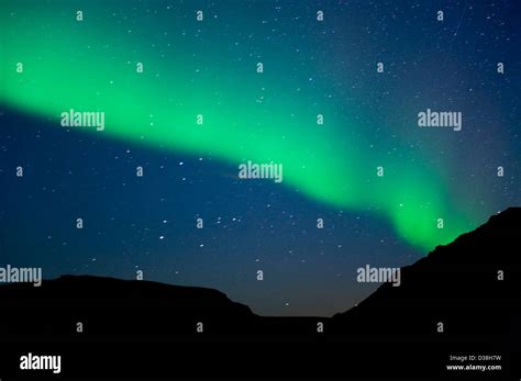 Northern lights in night sky Stock Photo - Alamy