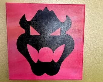 Bowser Silhouette - Etsy UK