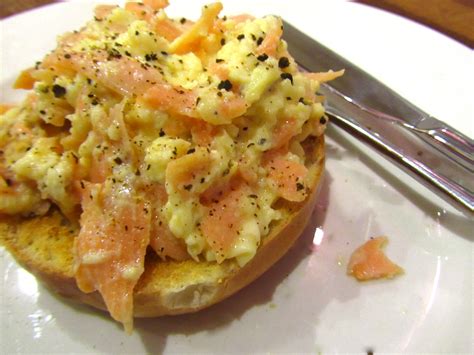 Scrambled Eggs with Smoked Salmon